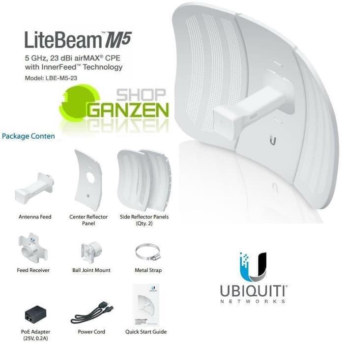Murah MeriahUbiquiti LITEBEAM LBE M5 23 / LBE-M5-23FG