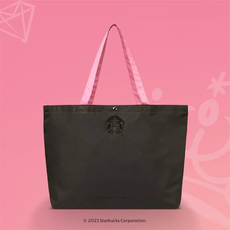 [Ready] Blackpink x Starbucks totebag tas jennie lisa rose jisoo
