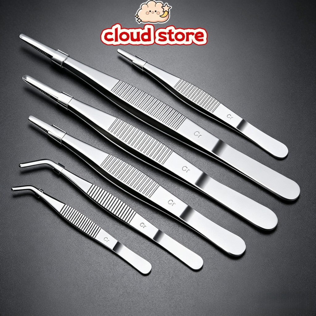 12.5cm-18cm Pinset Lurus/Pinset Stainless Steel