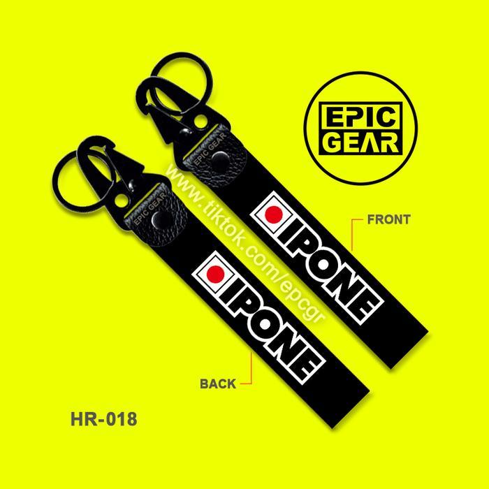 PROMO HIGH QUALITY GANTUNGAN KUNCI IPONE KEYCHAIN SEPEDA MOTOR PREMIUM PRINTING KEREN MEREK OLI MATI