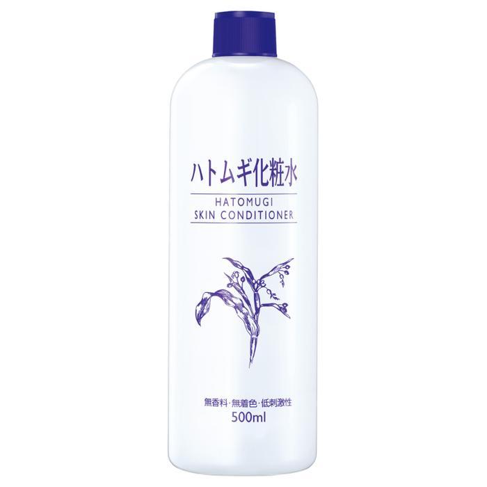 Hatomugi Skin Conditioner 500ml - Toner & Essence Melembutkan Wajah & Tubuh Kusam Kering, Bebas Alko
