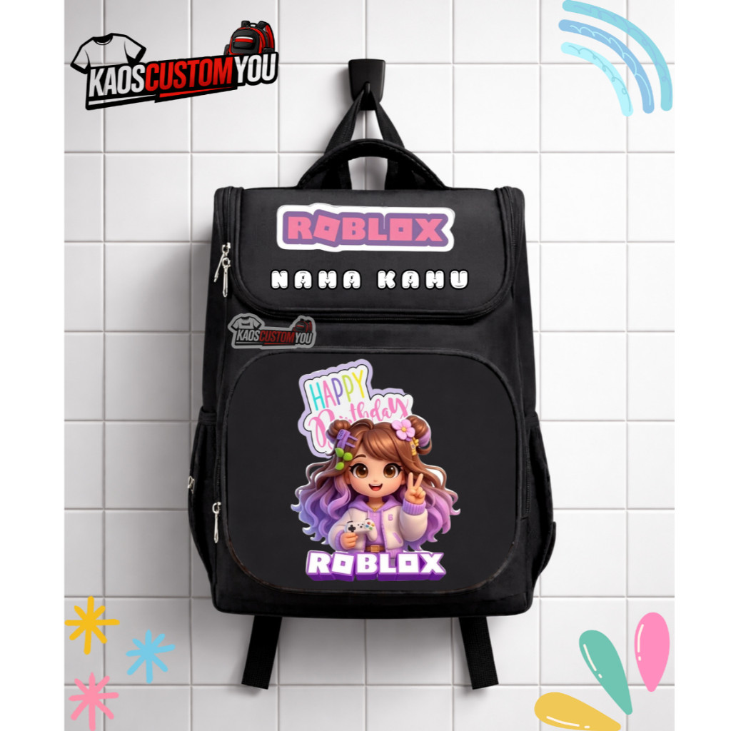 Tas ransel Sekolah Anak Cewek Roblox