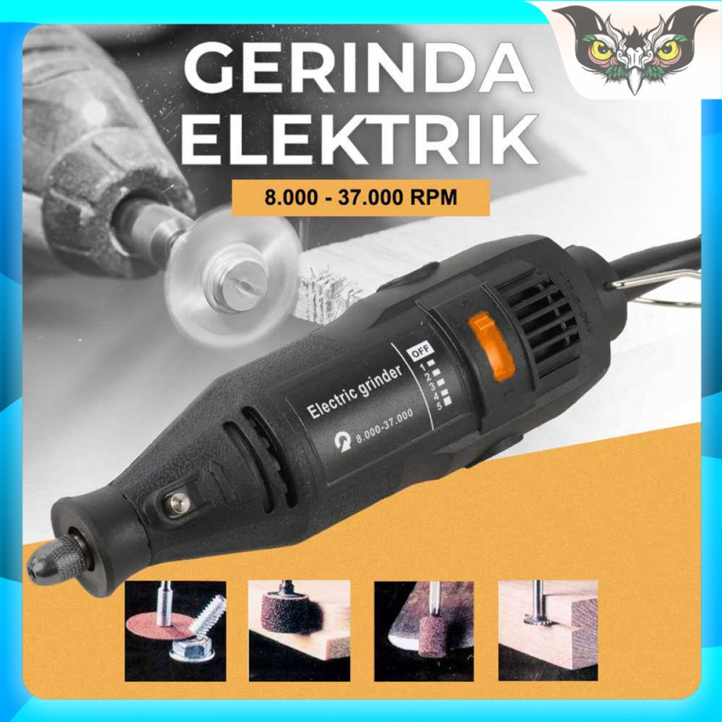 Gerinda Poles Potong Bor Listrik Genggam Mini Grinder RPM Besar