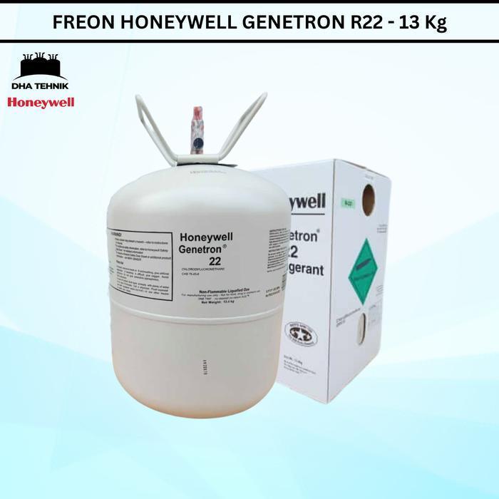 FREON R22 GENETRON HONEYWELL MURNI 100% FREON - REFRIGERANT FREON R22 HONEYWELL 13 KG - ORIGINAL | D