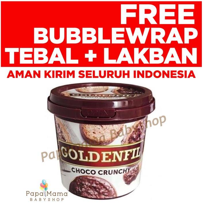READY PROMO CHOCO CRUNCHY GOLDENFIL 1KG CHOCOLATE CRUNCHY GURIH BEST SELLER - HAZELNUT CRUNCH