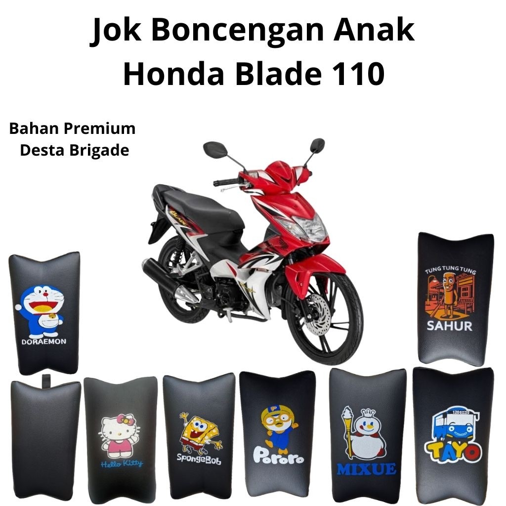 Jok Boncengan Anak Honda Blade 110 - jok tambahan depan Anak Honda Blade 110 -rangka kuat
