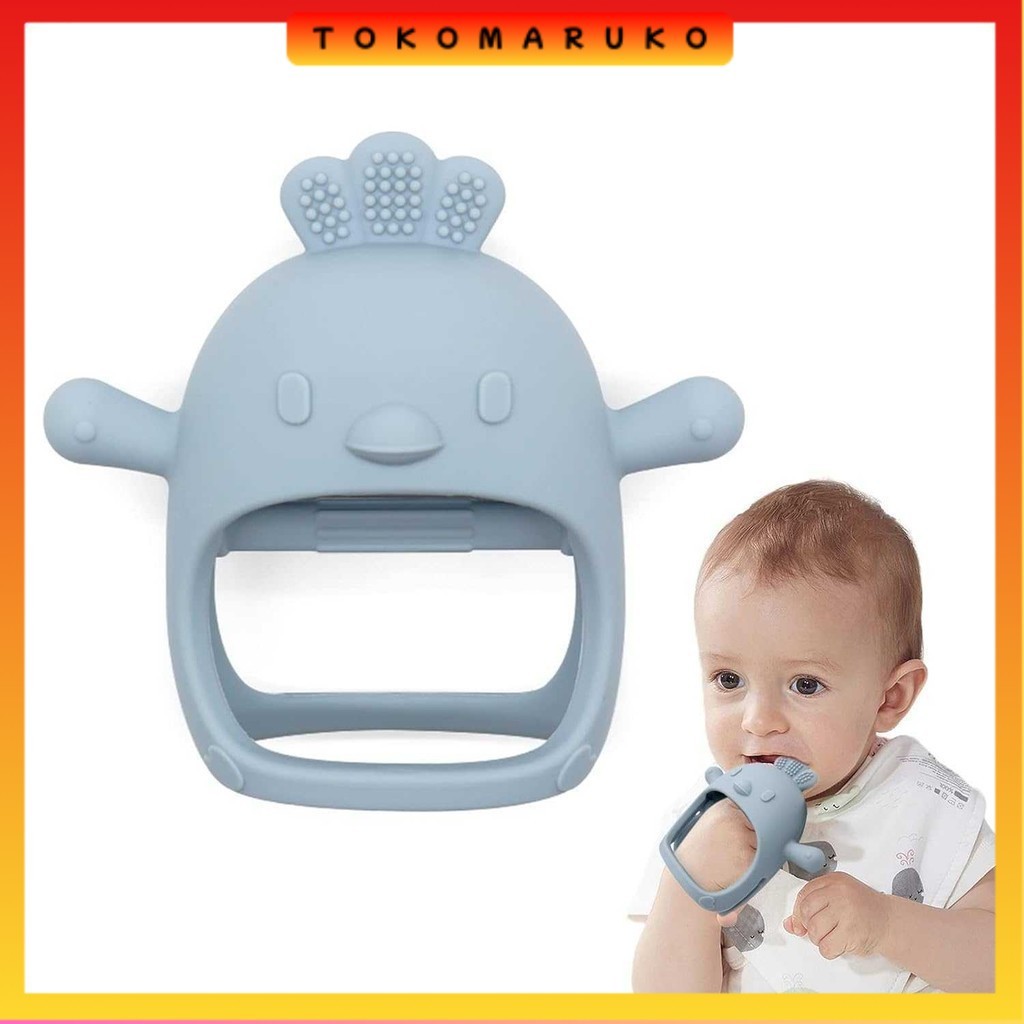 Baby Teether Toys Silicone Chewable Hand Breast Feeding - PL10