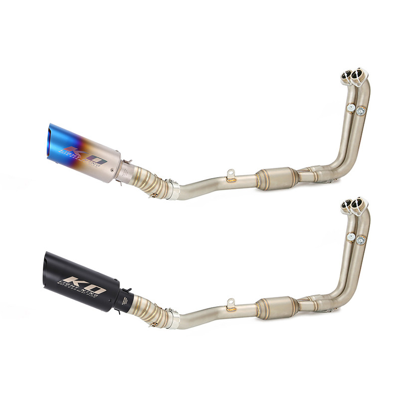For CFMOTO 450SR 450SS NK450 450NK 20222025 Slip On Exhaust System Header Link Pipe Stainless Steel 