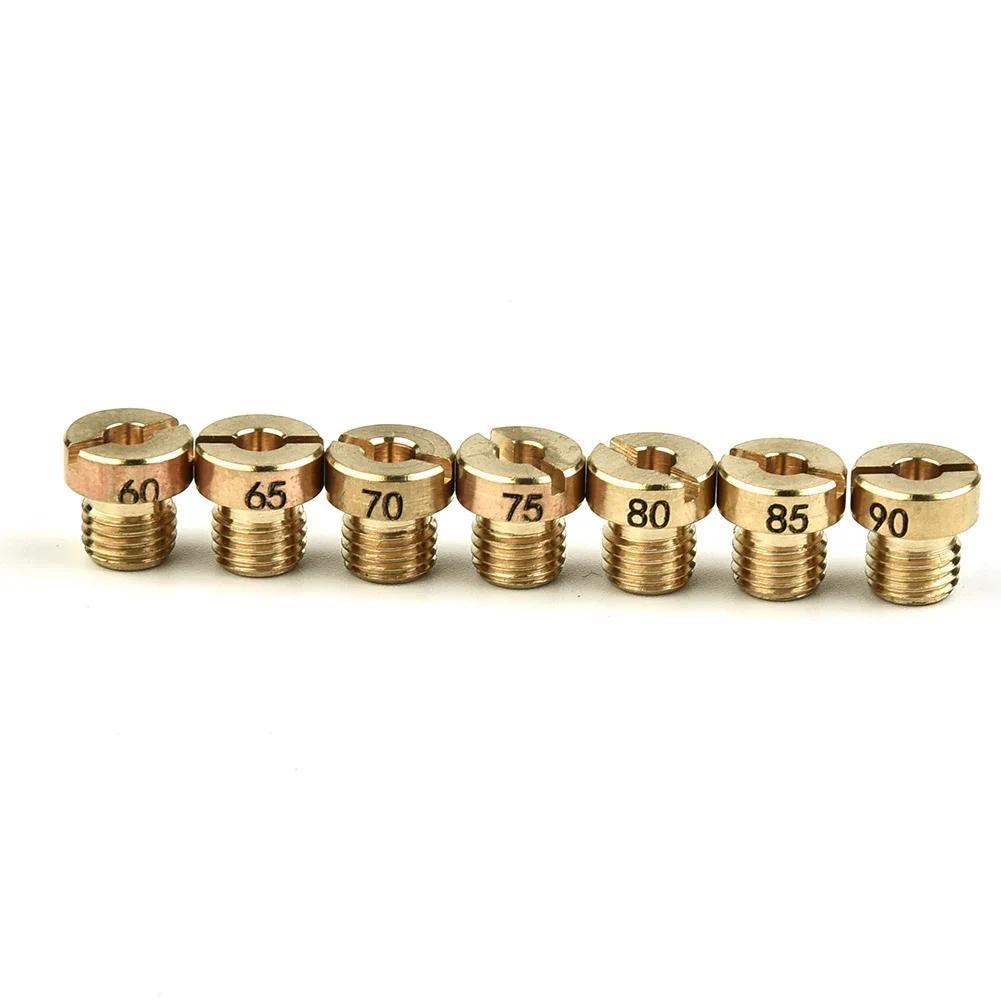 Carburetor Main Jet Set 15 M6 Nozzles For For Mikuni VM16 20 VHSA VHSB Tuning Kit With 60 130 Sizes 