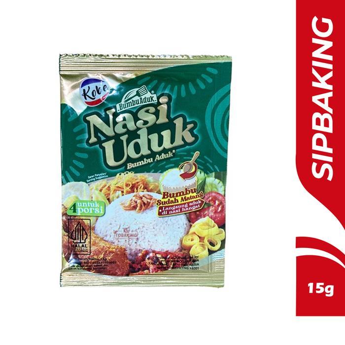 Kobe Bumbu Aduk Nasi Instan Uduk Kuning Rendang Bebek Ayam Kalasan Nasi Goreng Pedas - Nasi Uduk