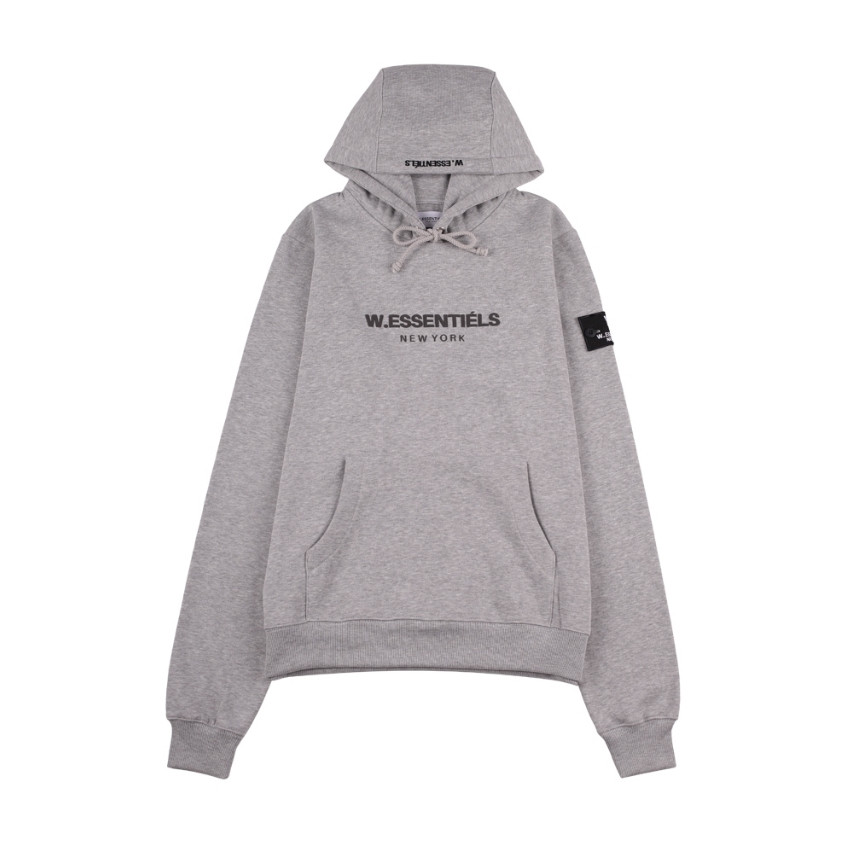 W Essentiels Hoodie Ecume Oversize Misty Grey -  100% ORIGINAL