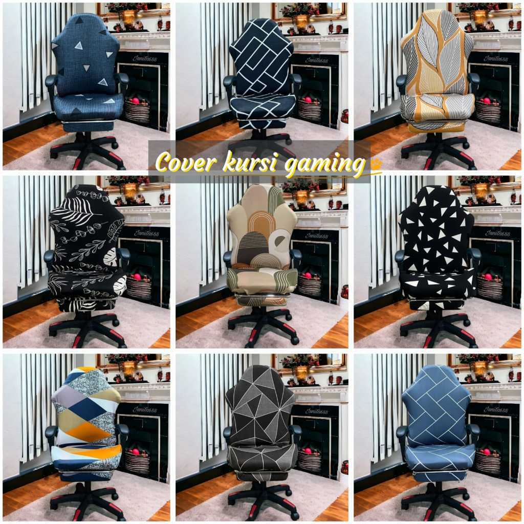 Sarung kursi kantor gaming/Cover penutup kursi gaming elastis