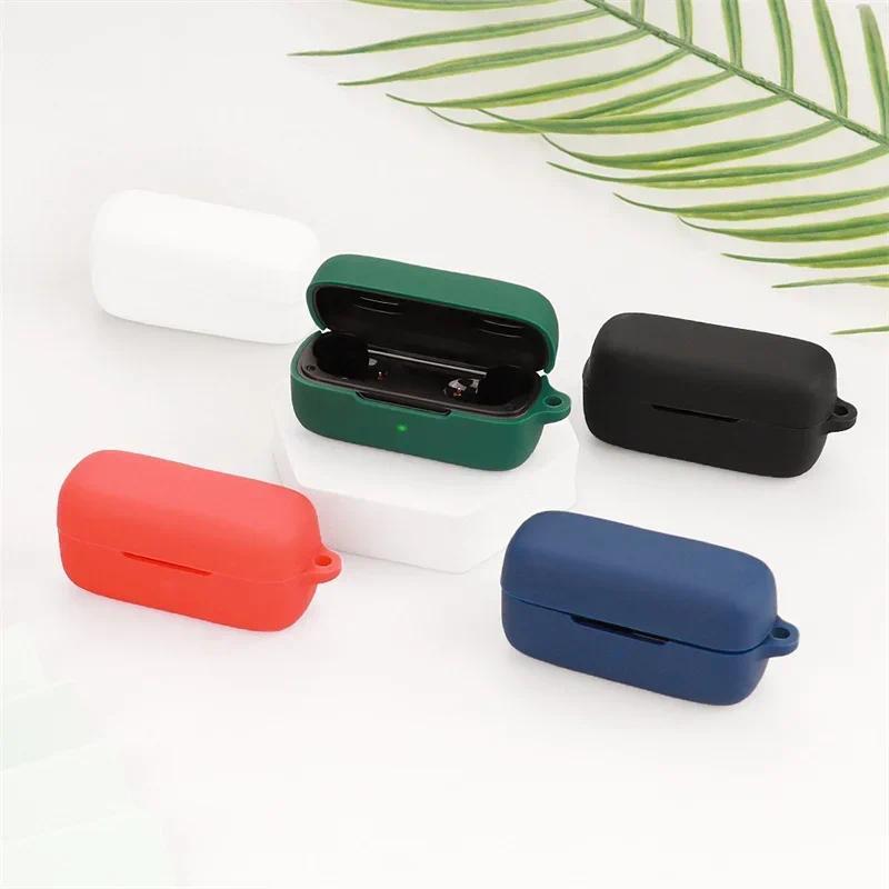 For EarFun Free Pro 3 Case Silicone Solid Color Shockproof Earphone Accessories Protector For EarFun
