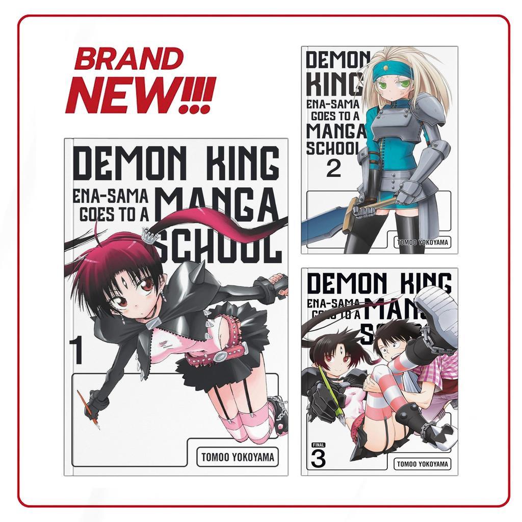 Demon King Ena-sama Goes to a Manga School, Vol. 1-3 ( Komik Manga ) by Tomoo Yokoyama (English/Indo
