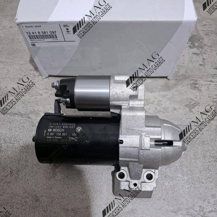 DINAMO STARTER BMW N47 DIESEL F30 F10 F25 MOTOR STARTER BMW ORIGINAL 12418581097