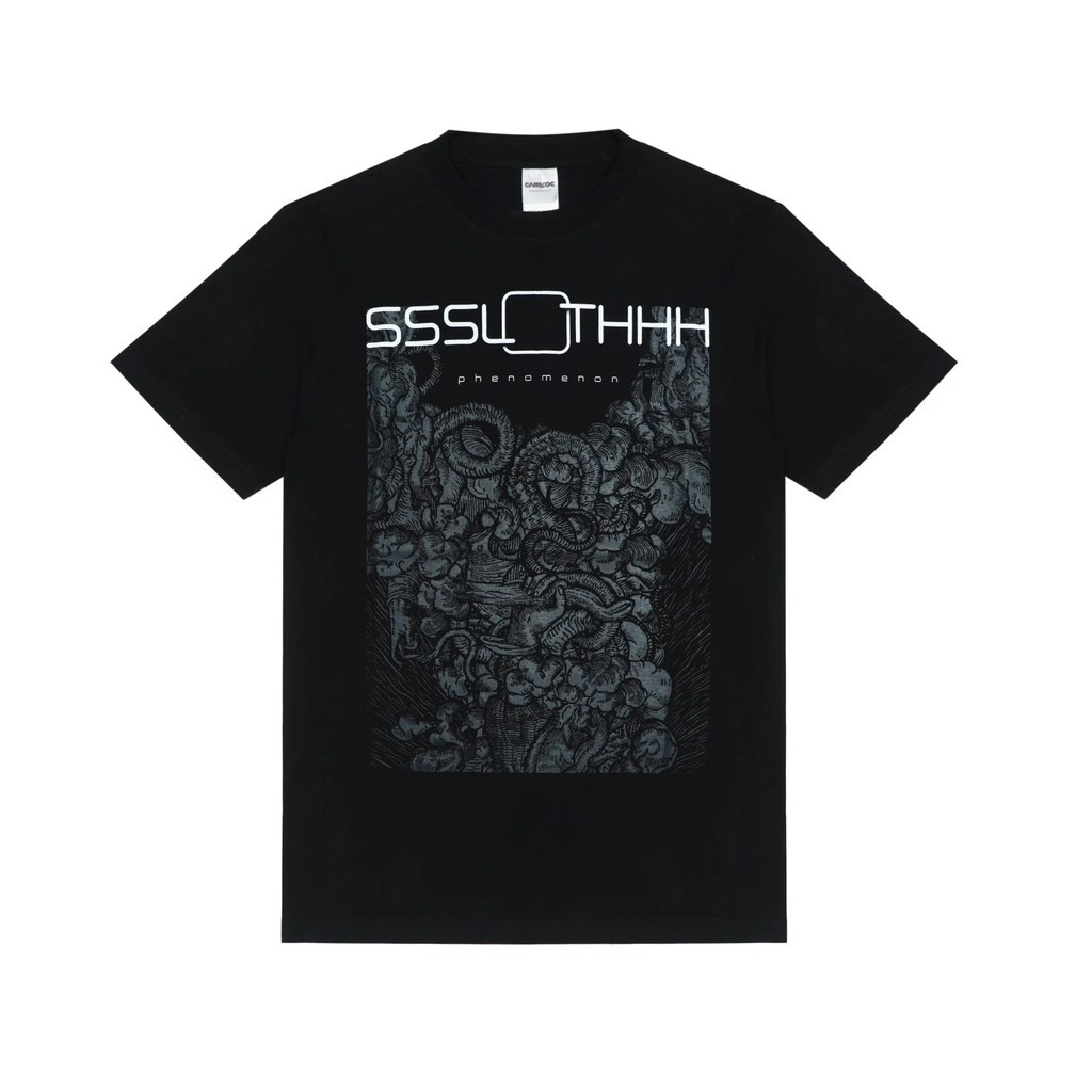 HOT Tshirt SSSLOTHHH - PHENOMENON (black) Kaos Pria dan Wanita