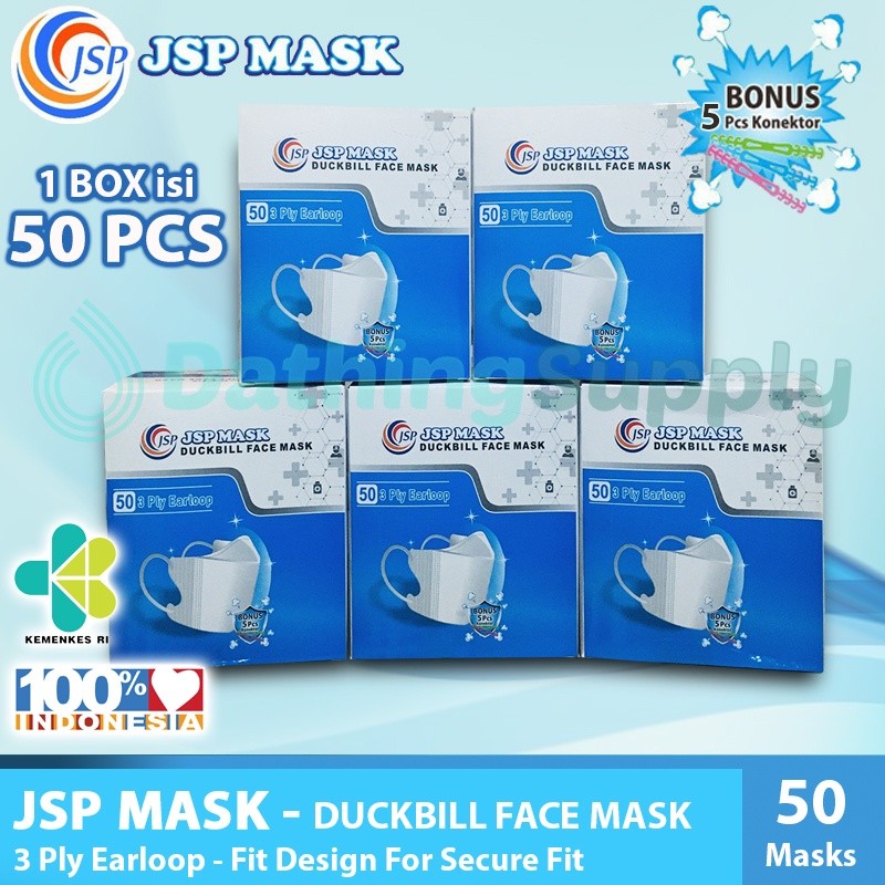 RISAOSHOP MASKER DUCKBILL JSP BOX/ MASKER DUCKBIL MURAH/ MASKER DUCKBIL JSP/ MASKER DUCKBIL PUTIH