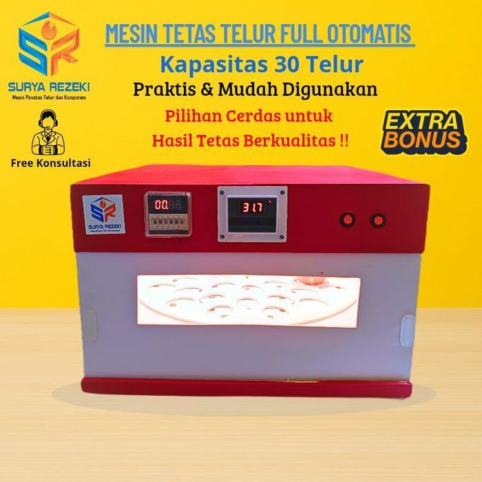 Mesin tetas penetas telur kapasitas 30 ayam dan bebek otomatis