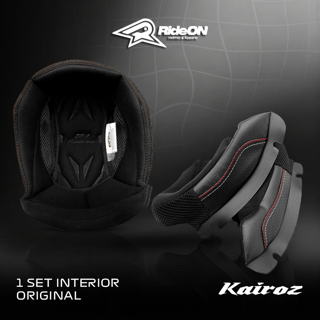 1 Set Interior NJS KAIROZ ORIGINAL - Aksesoris Helm | Busa Helm Kairoz | Busa Helm NJS Ori | Busa He
