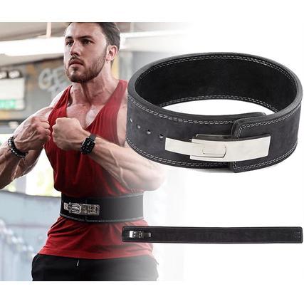 Lever Belt Sabuk Buat Gym Barbel Powerlifting Pelatihan Pelindung Pinggang Gym