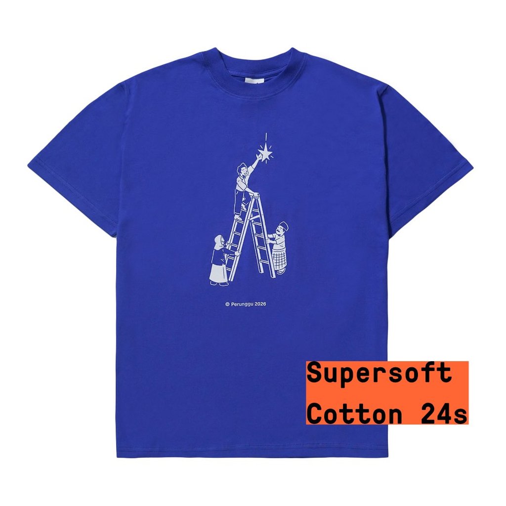 Perunggu - Pasti Doamu (Bahan 24s Biru) [Lengan Pendek]