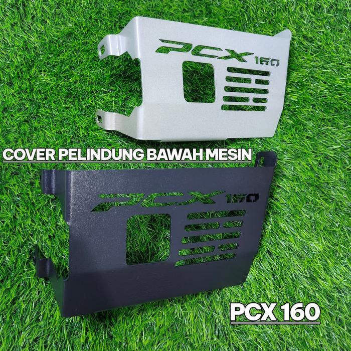 Promo Cover Mesin PCX 160 Pelindung Bawah Mesin PCX 160 Cover Engine - GRAY KOTAK PCX 160, COVER MES