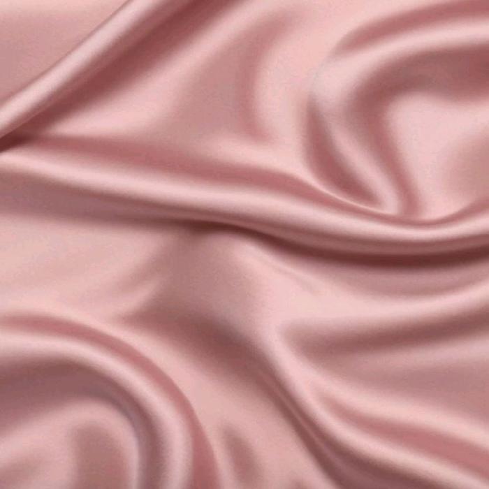 Robberto Cavali Kain Satin Premium Harga Per Meter untuk Pakaian Elegan dan Mewah - rose gold