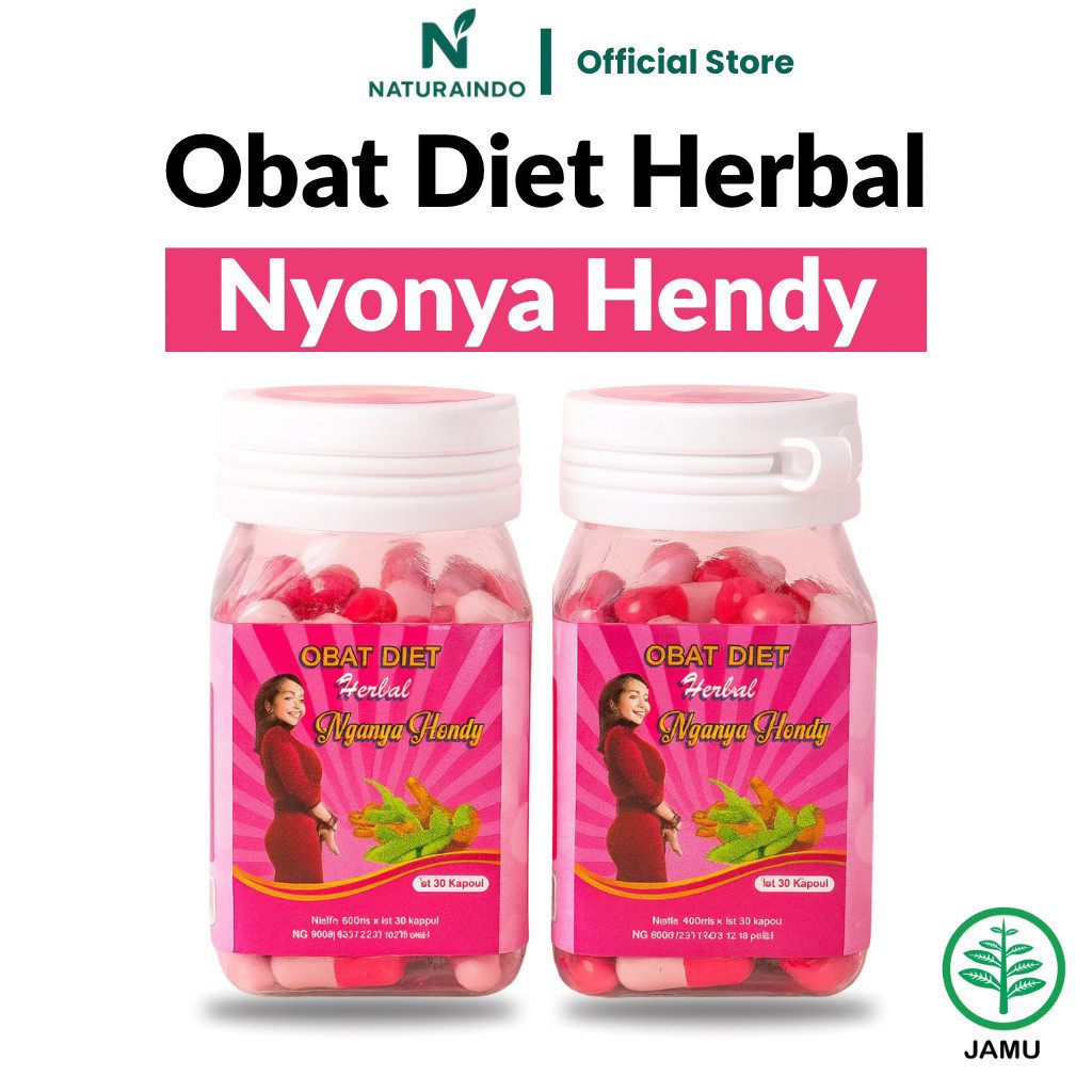 REMPAHHERBAL READY Nyonya Hendy Herbal Pelangsing Badan | Obat Diet Dan Detox Isi 30 Kapsul