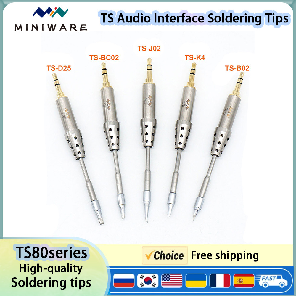 TS1C TS80P Original Replacement Ceramic Heating Core Soldering Iron Tips TS80 Series Auo interface s