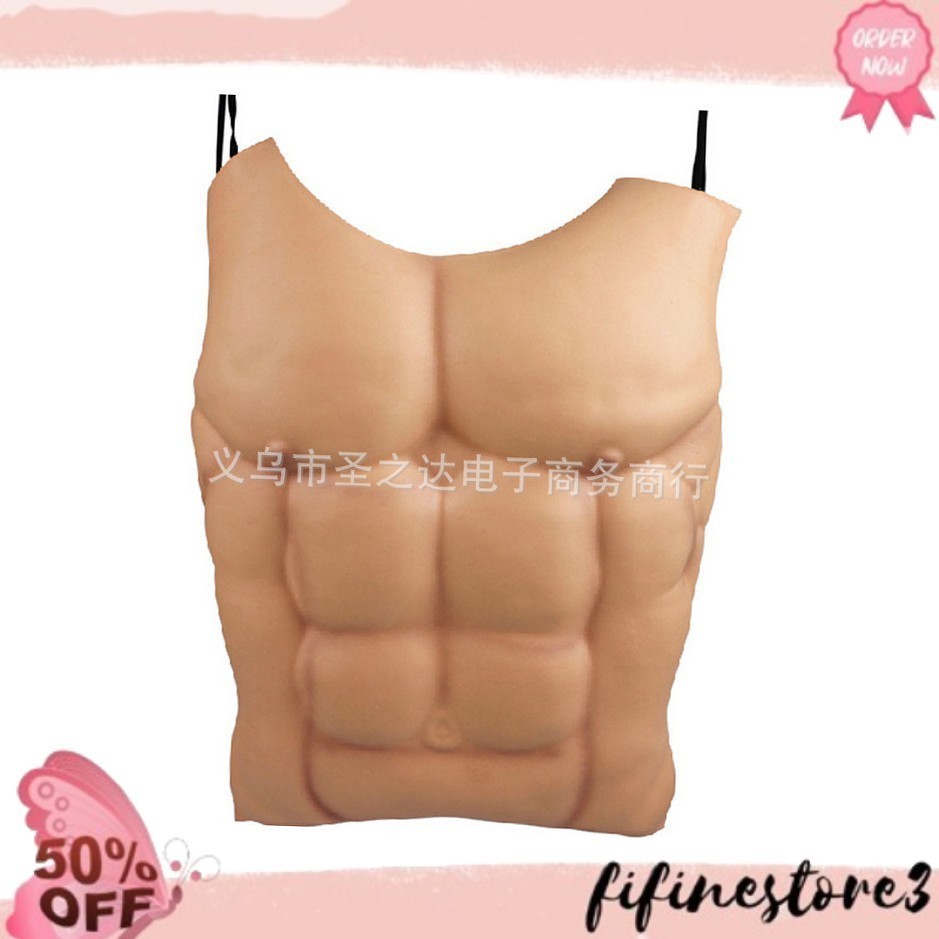 Trend baru FABS fake abs sixpack otot palsu dada perut laki-laki aksesoris cosplay new arrivals