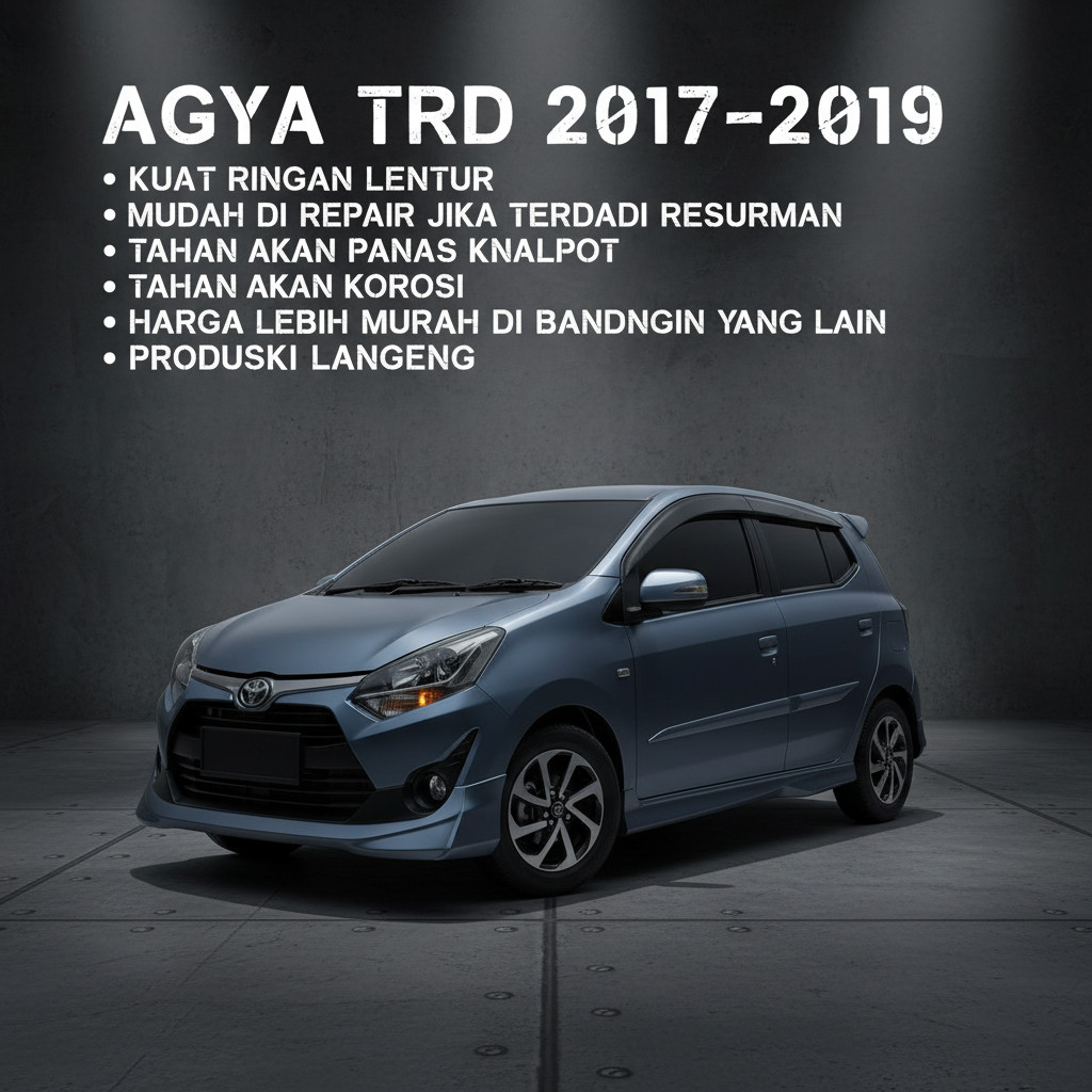 bodykit Toyota Agya 1200cc trd 2018 2019