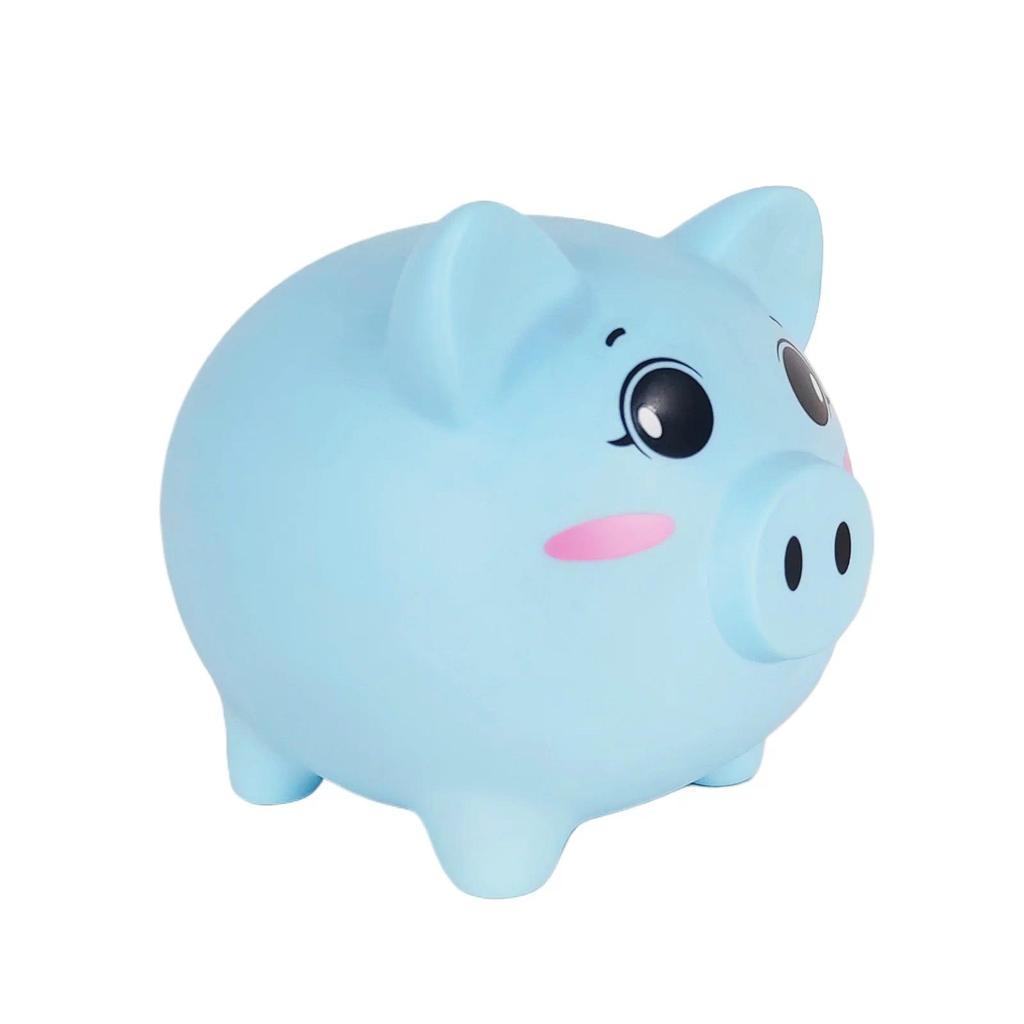 Enamel Piggy Bank Cartoon Anti-fall Animal Saving Jar High Capacity Saving Jar Ornament Desktop