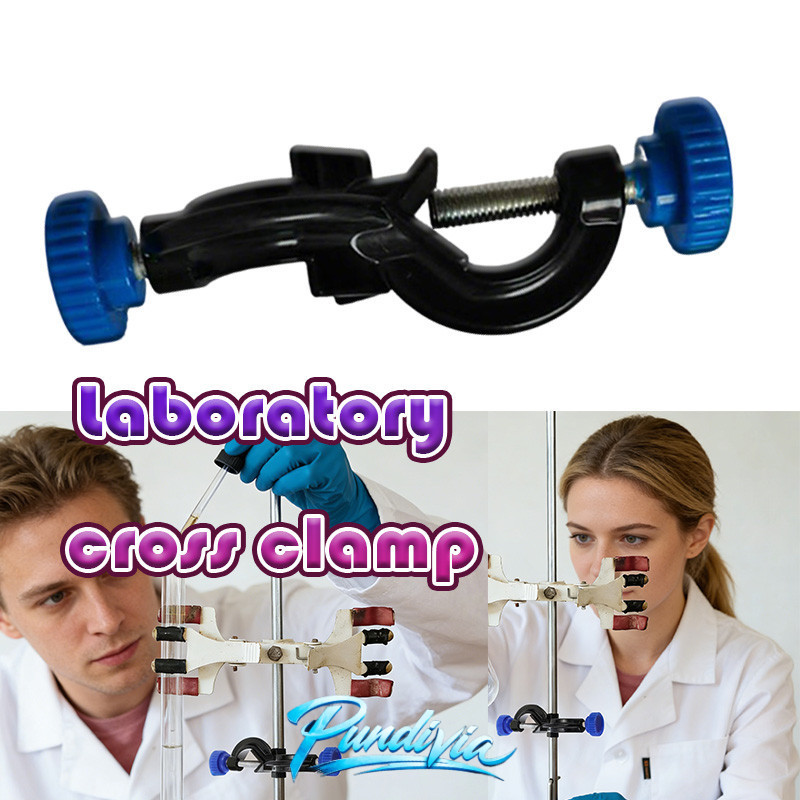 PUNDIVIA Laboratorium Klem Bosshead-Universal Stand Statif -Penjepit Batang Statif Penahan Klem Ring