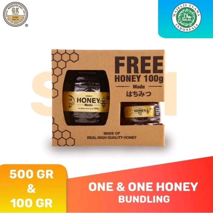 Quick Fresh Honey Bundling 500gr+100gr raw