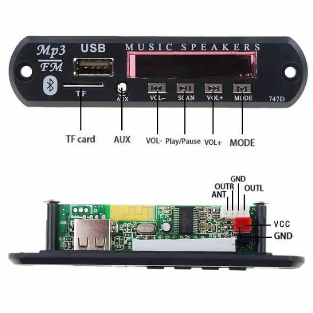 Modul Bluetooth MP3 FM RADIO KIT MODUL MP3 BLUETOOTH 5.0 Stereo
