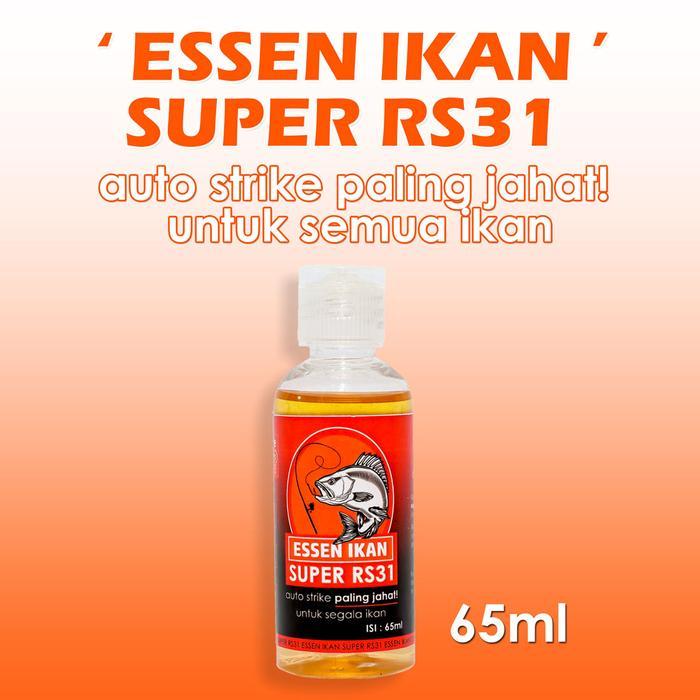 Ready RS31 Essen Ikan Super RS31 65ml - Umpan Pancing Lebih Tajam & Stabil untuk Semua Jenis Ikan -