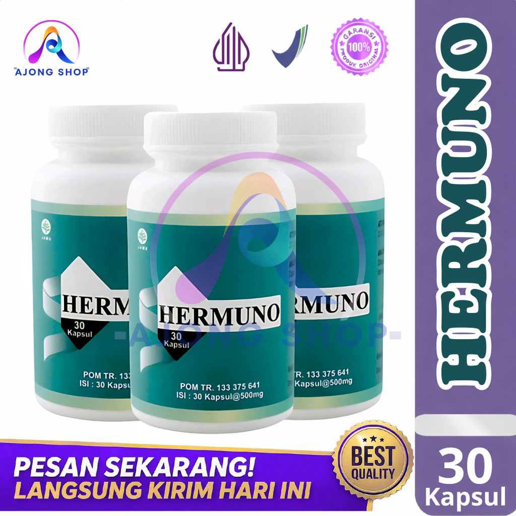 Hermuno Intoxic Obat Pembasmi Parasit Anti Toksin (isi 30 kapsul) Asli Original BPOM
