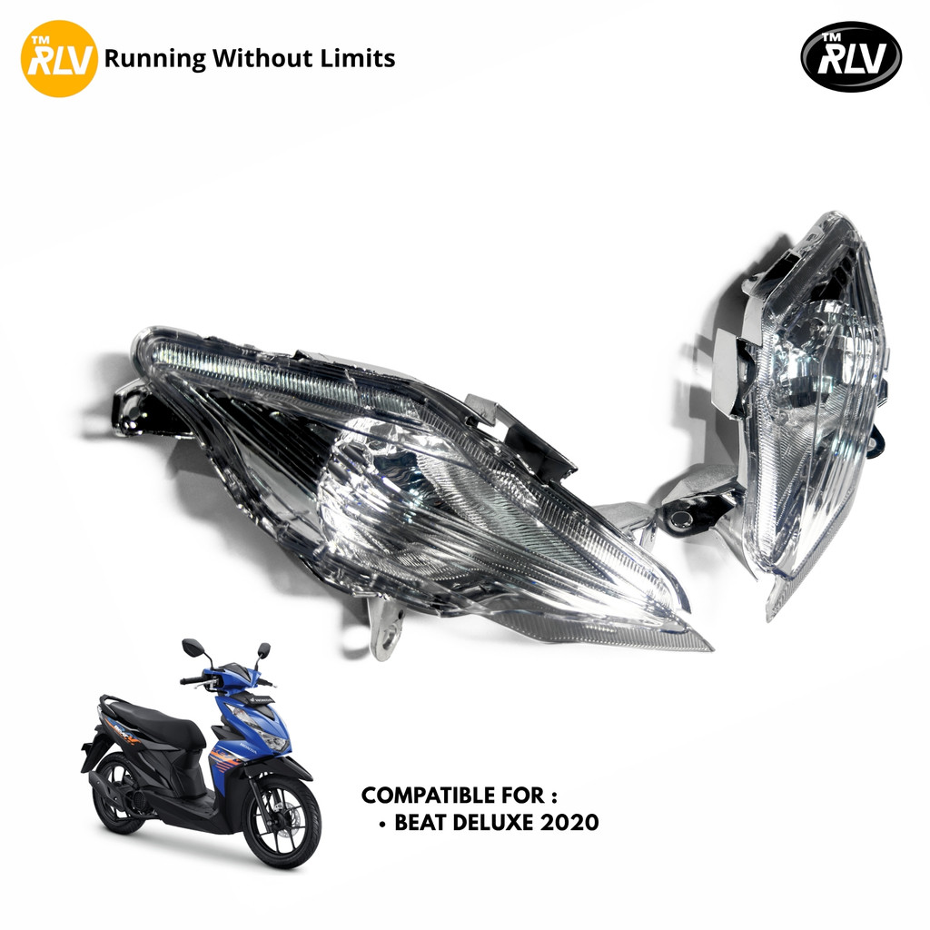 Reflektor Mika Lampu Sen Beat Deluxe 2020 Gen 1 Model STD - Lampu Sein Riting Motor Honda Beat New