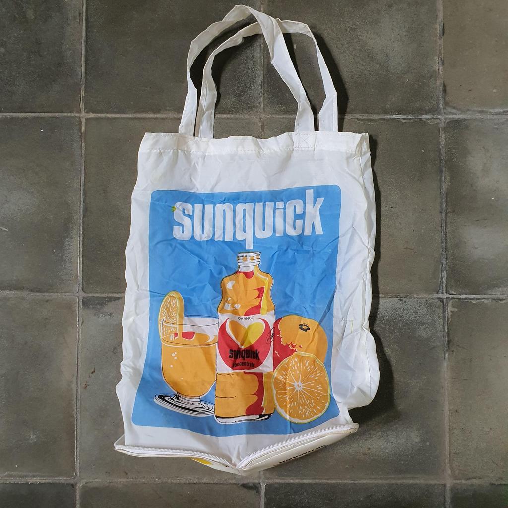 tas belanja lipat dompet sunquick lawas jadul bekas