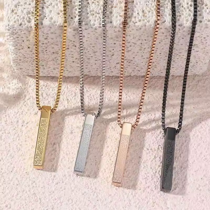 kalung anti karat Kalung Islam Pria Wanita/Anti Karat/ Aestethic/Couple/Mewah/Elegan