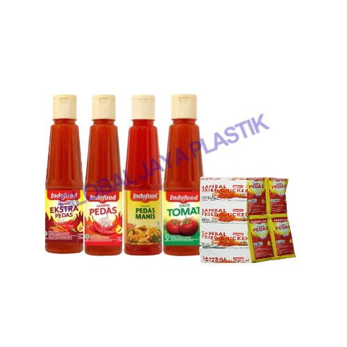 Saus Sambal / Tomat Indofood - Extra Pedas / Fried Chicken / Pedas / Pedas Manis / Pedas Sachet / Sa