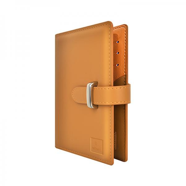 Passport Wallet WiWU Ambassador PU Leather RFID Block Dompet Cover - Brown