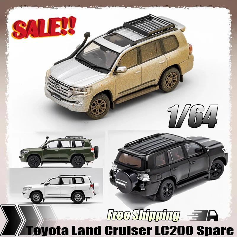 New In Stock GCD 1:64 Toyota Land Cruiser LC200 Spare Tire Car Alloy Miniature Diecast Toyota Orname