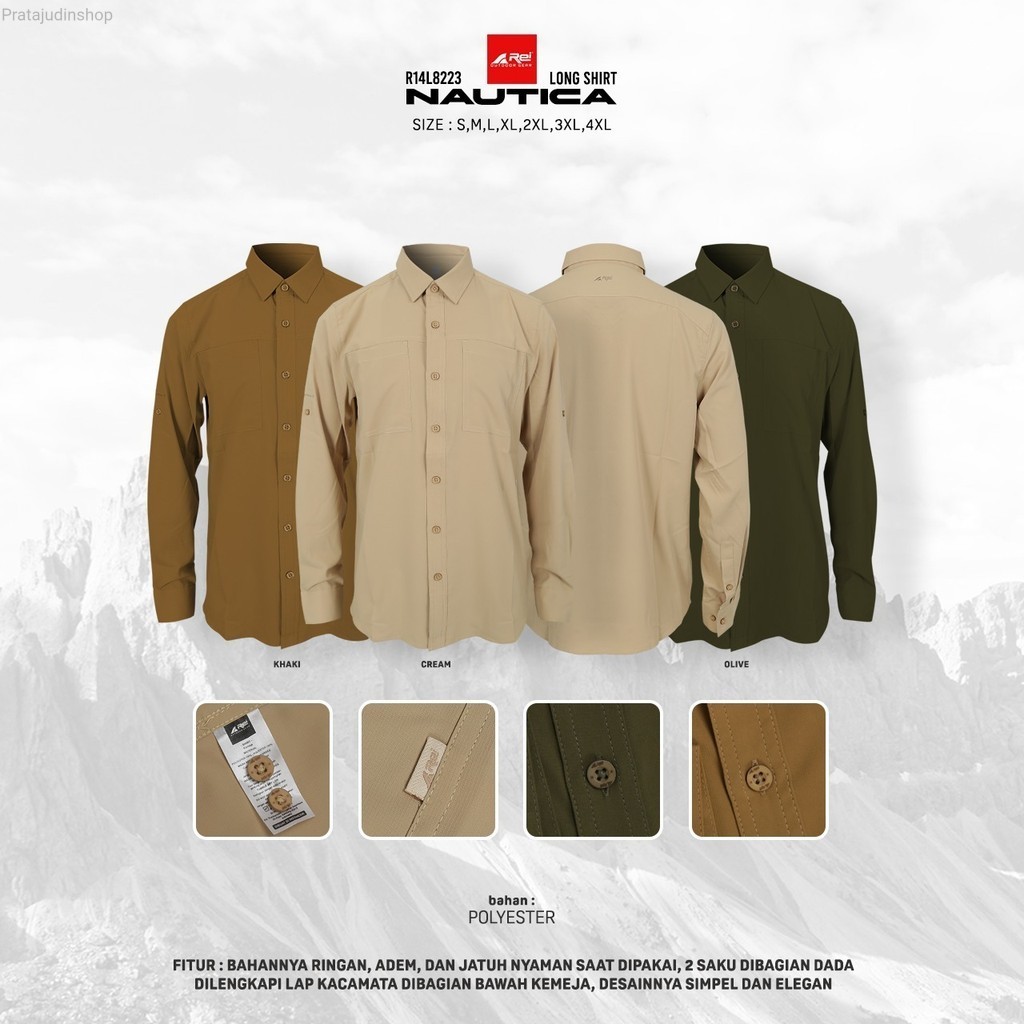 Kemeja Panjang Pria Nautica Arei Outdoorgear