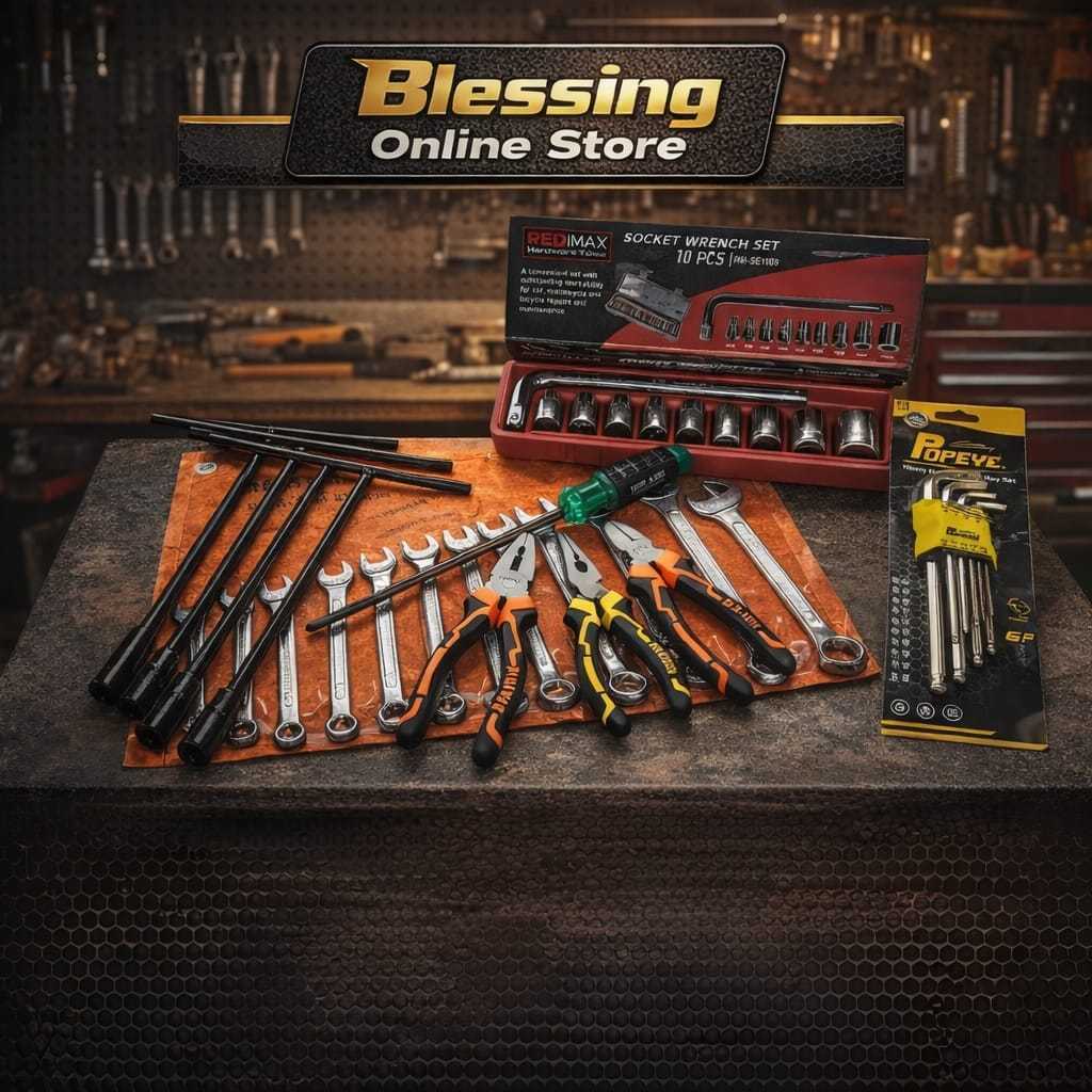 BIGSALE!!!Paket Bengkel Full Set / Alat Kunci Motor Mobil / Perkakas Bengkel / Tools Set