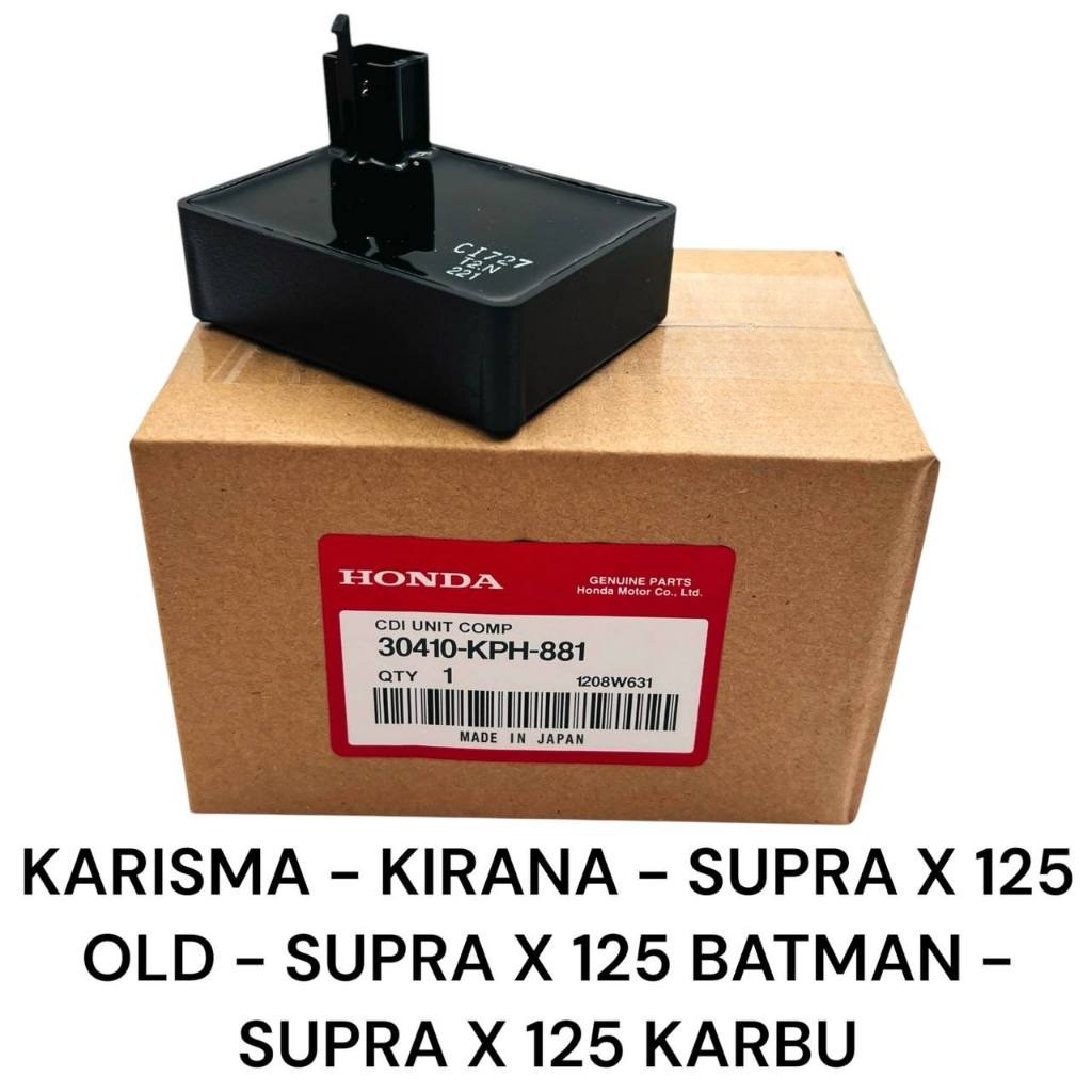 CDI Karisma / Supra X 125 Batman / Supra X 125 OLD / Supra X 125 Karbu KPH NP631