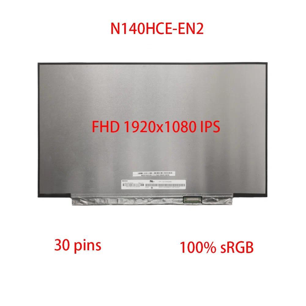 14.0" Slim 30Pin Screen N140HCE-EN2 Rev.C2 Rev.C5 N140HCE EN2 Laptop Screen 1920*1080 FHD IPS