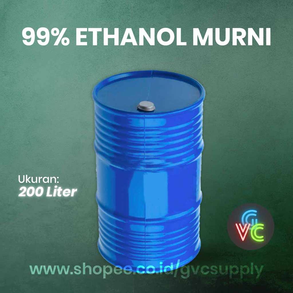 Ethanol Murni 99.8% 200 Liter - GVCSupply - Alkohol Ethanol Murni