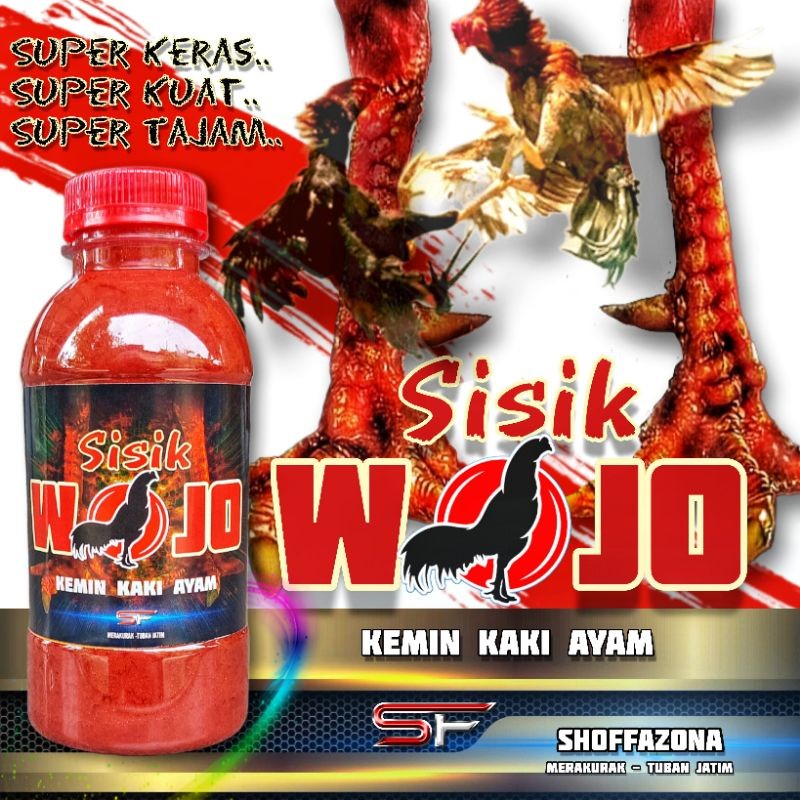 SISIK WOJO GETAH GAMBIR CAIR 1 BOTOL SIAP PAKAI JAMU HERBAL PENEBAL PENGERAS KULIT & KAKI AYAM
