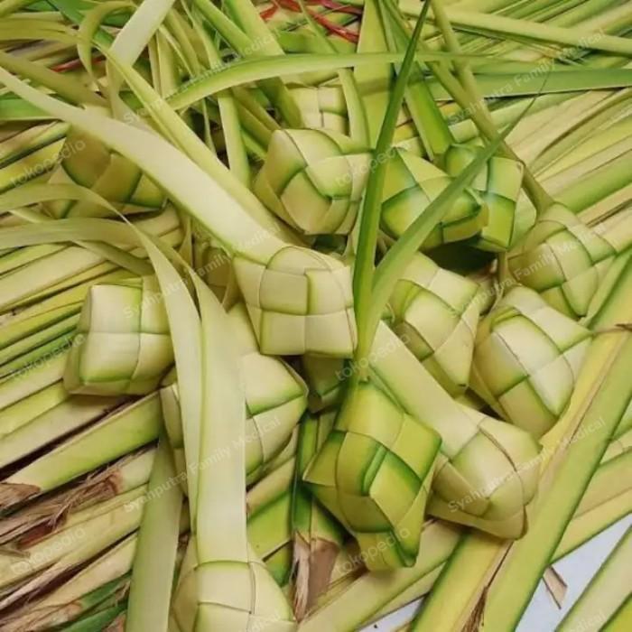 Baru Ketupat / wadah ketupat / janur kuning / per 5pcs